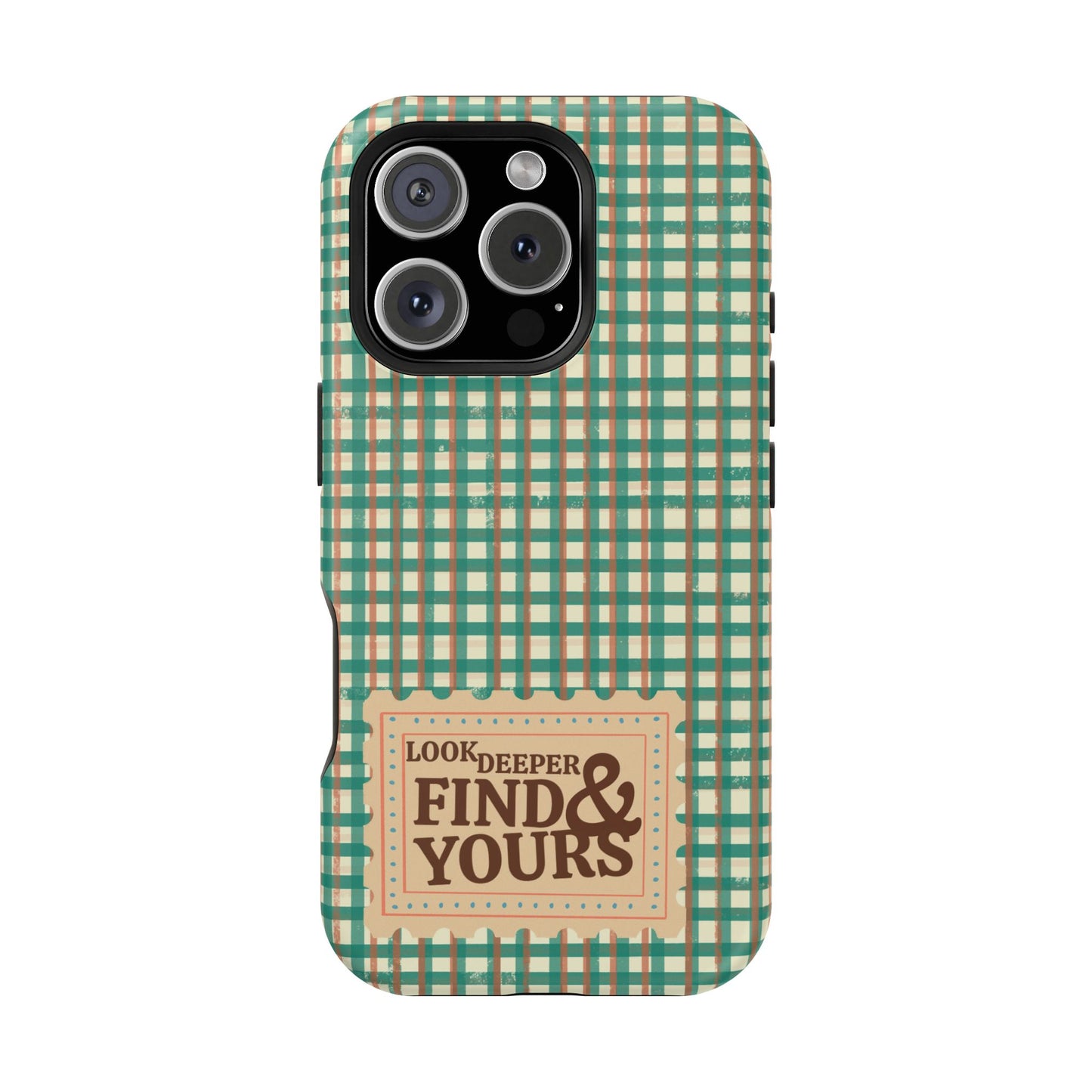 Stamped Gingham Case