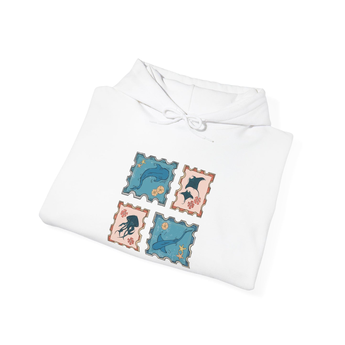 Stamps of the Ocean Hoodie