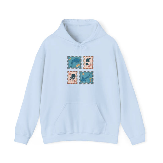 Stamps of the Ocean Hoodie