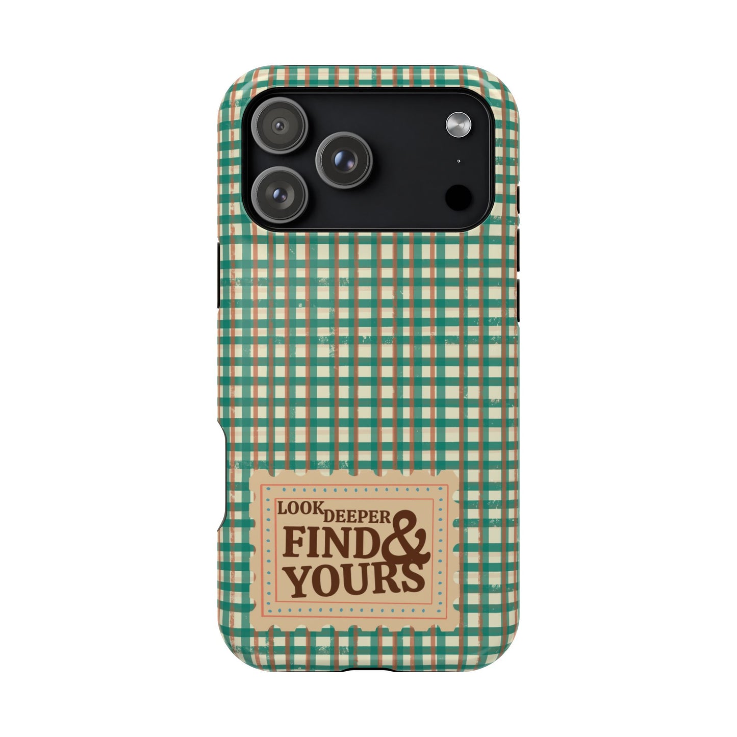 Stamped Gingham Case