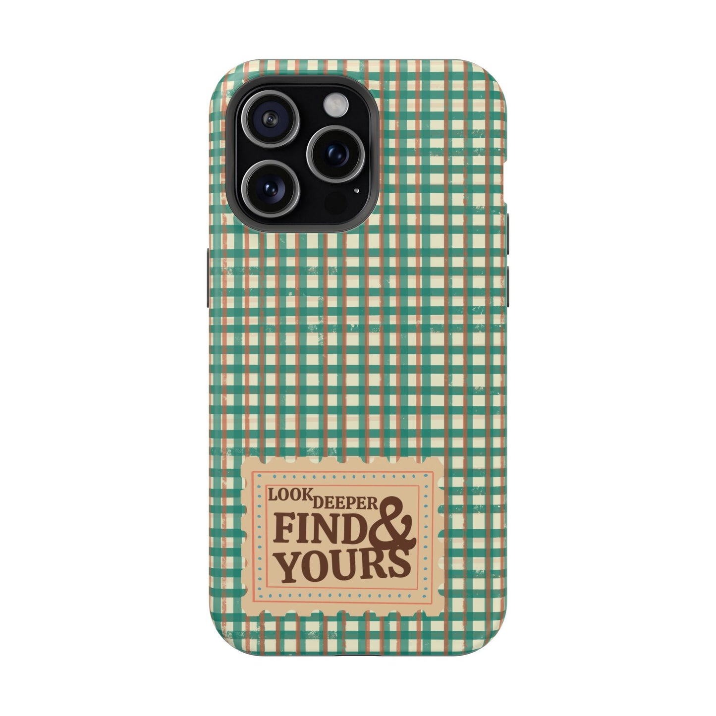 Stamped Gingham Case