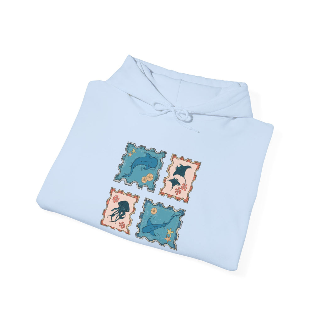 Stamps of the Ocean Hoodie