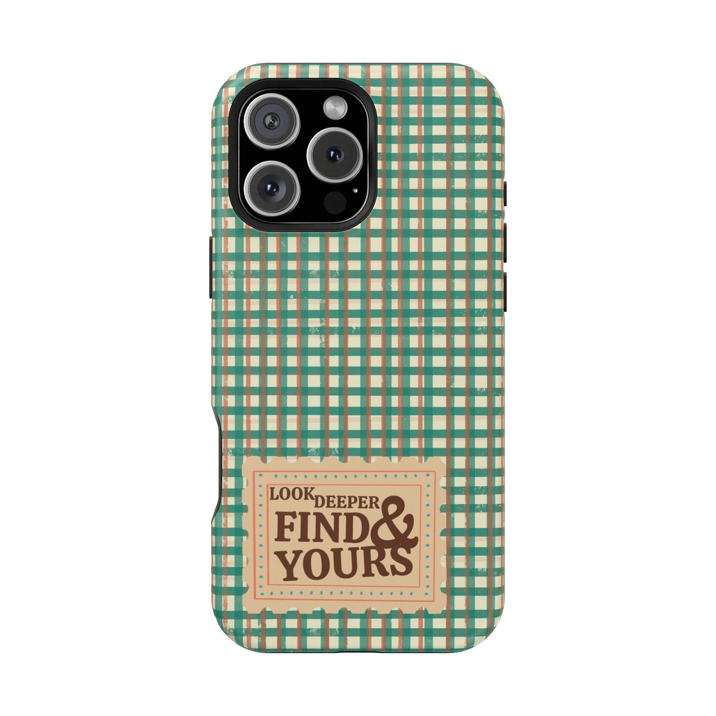 Stamped Gingham Case
