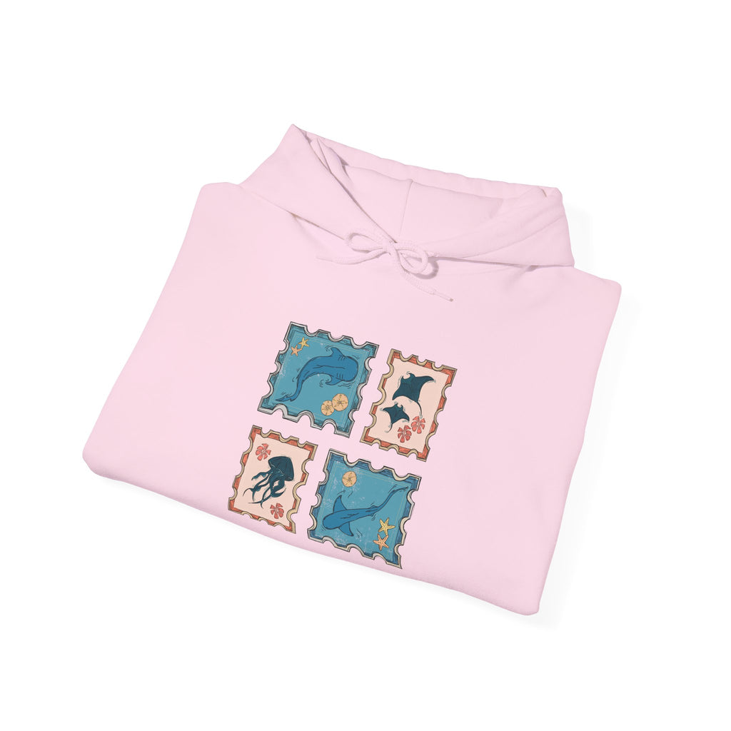 Stamps of the Ocean Hoodie