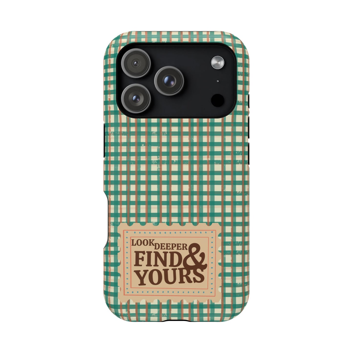 Stamped Gingham Case