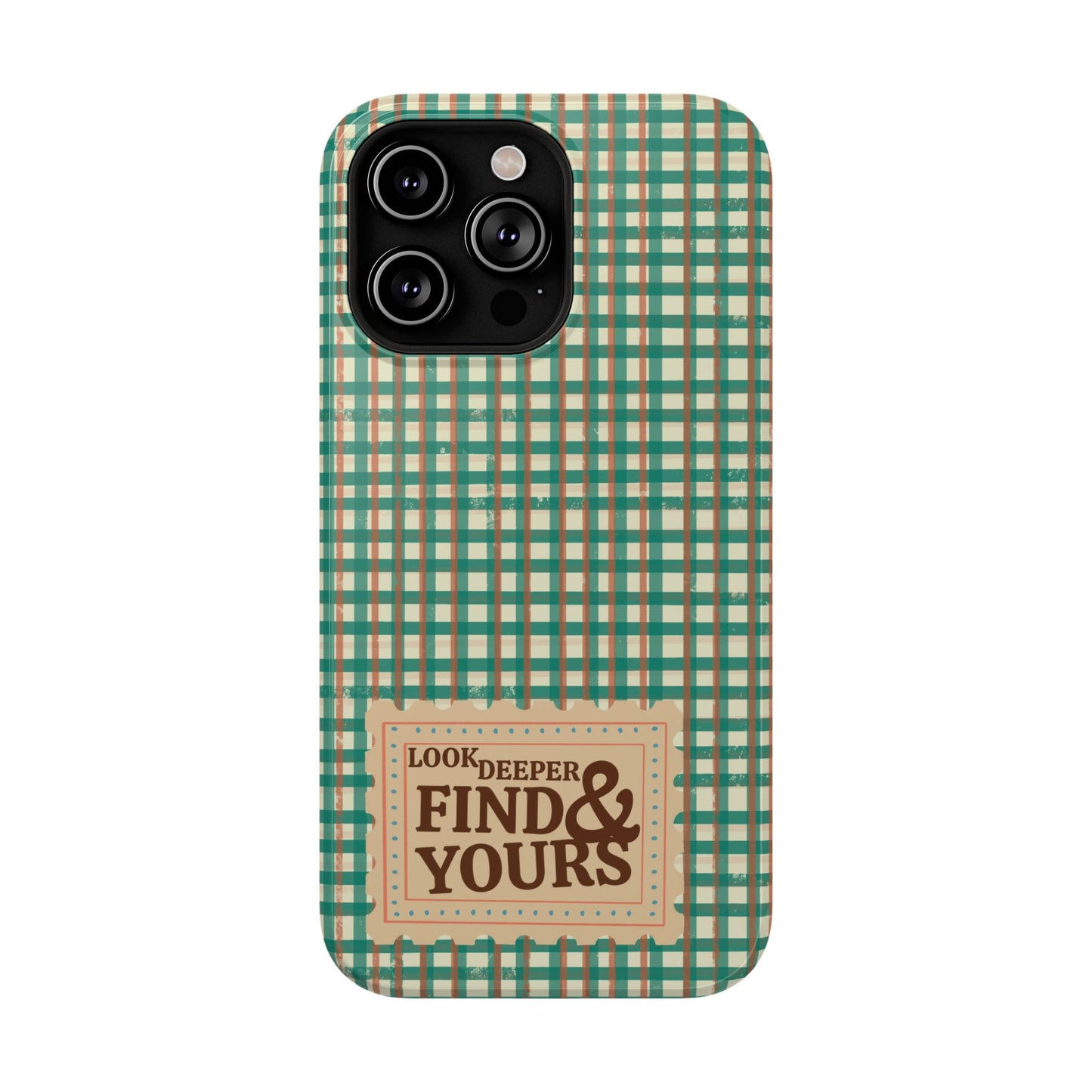 Stamped Gingham Case