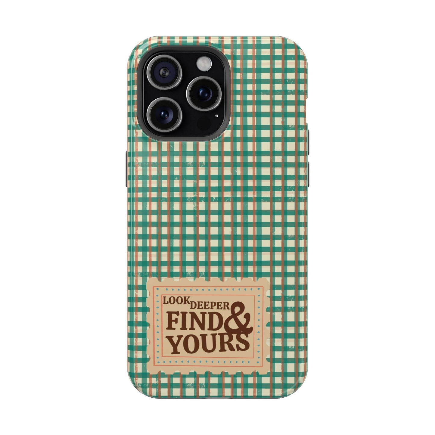Stamped Gingham Case