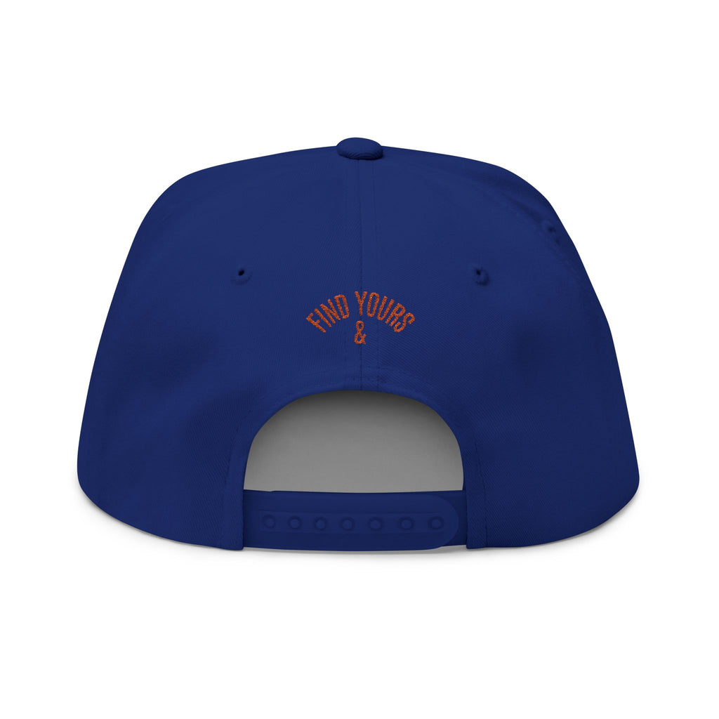 Look Deeper Flat Embroidered Brim Hat