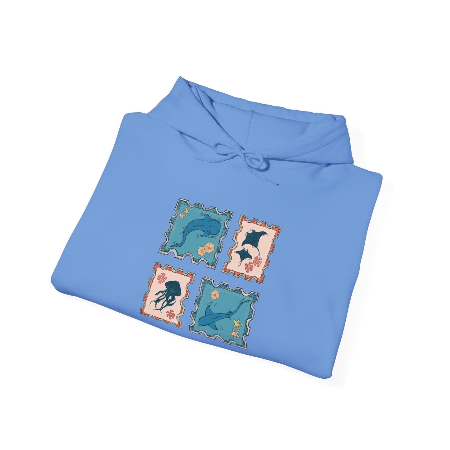 Stamps of the Ocean Hoodie