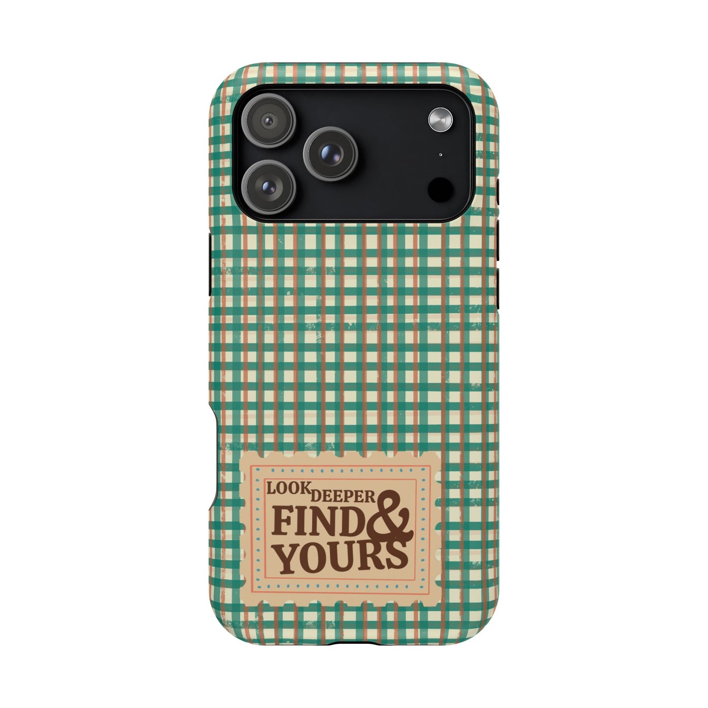 Stamped Gingham Case