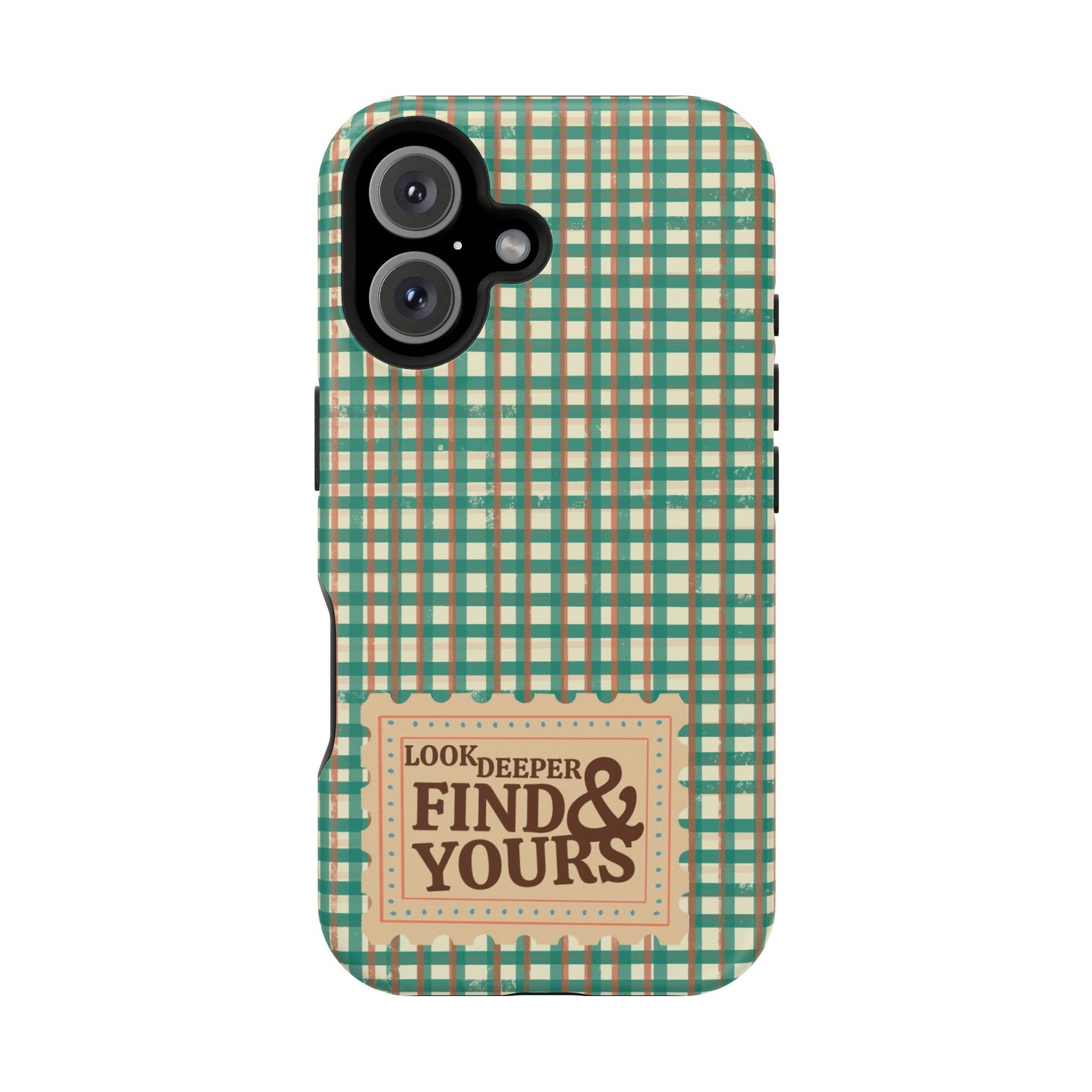 Stamped Gingham Case