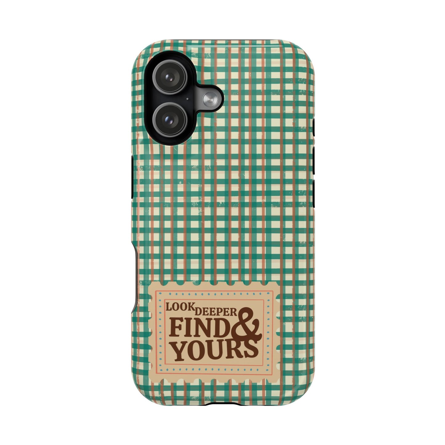 Stamped Gingham Case