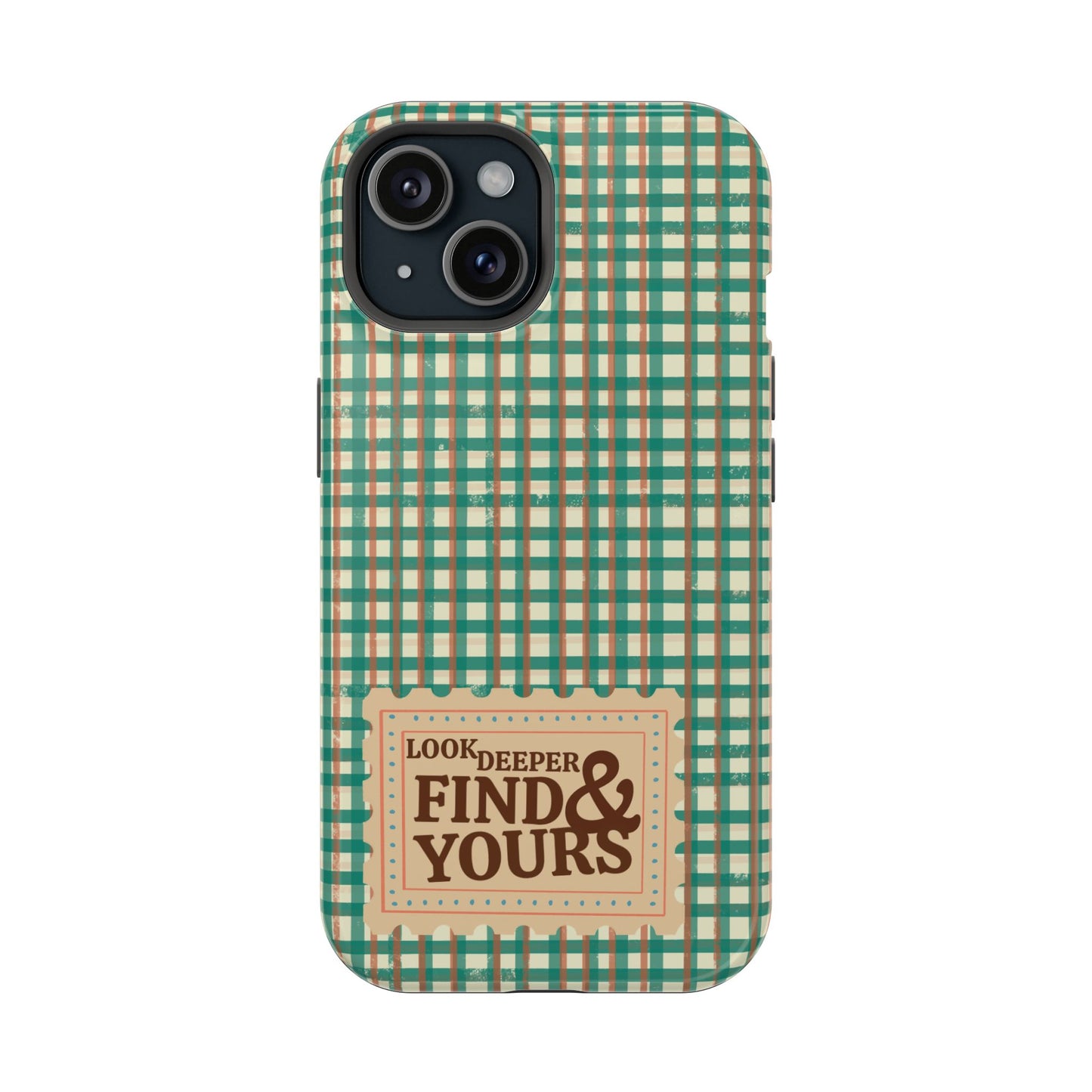 Stamped Gingham Case