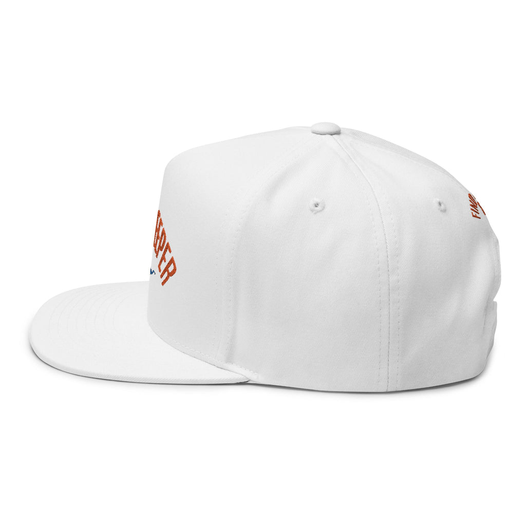 Look Deeper Flat Embroidered Brim Hat