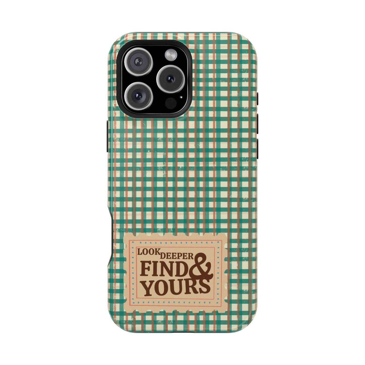 Stamped Gingham Case