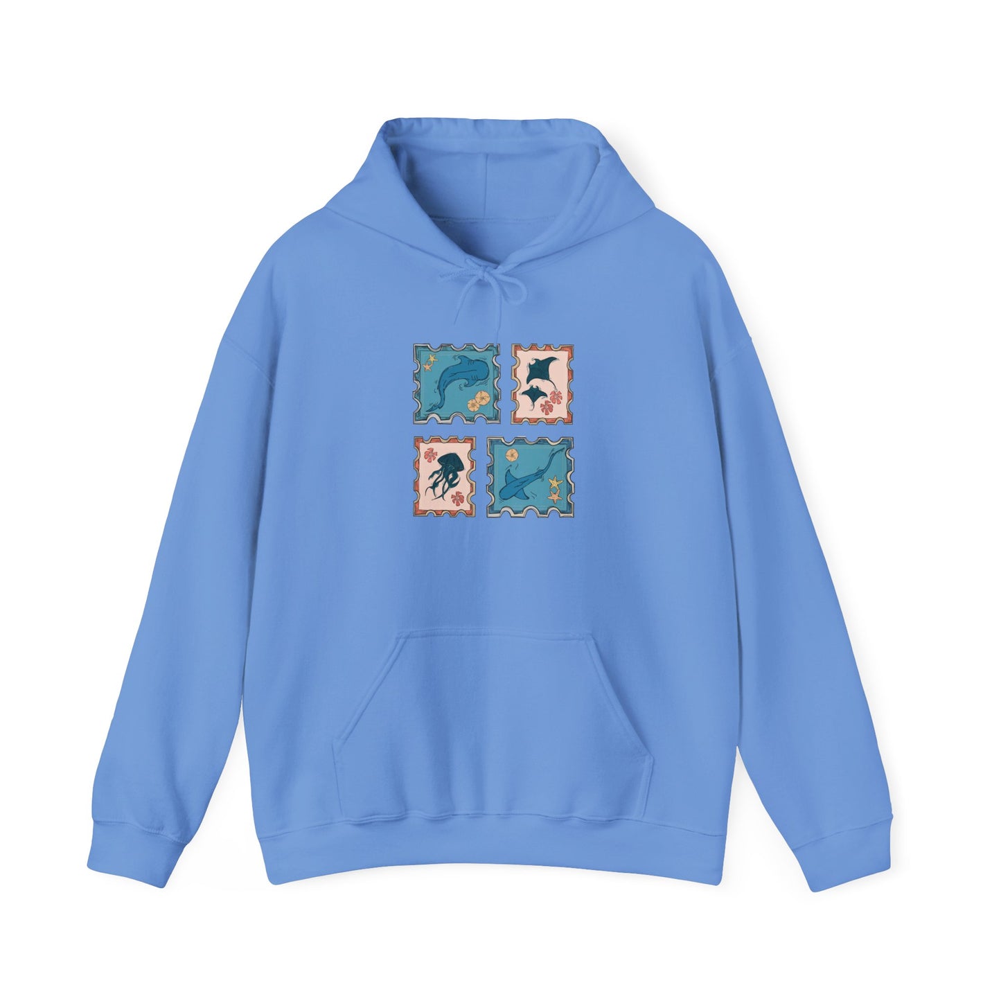 Stamps of the Ocean Hoodie