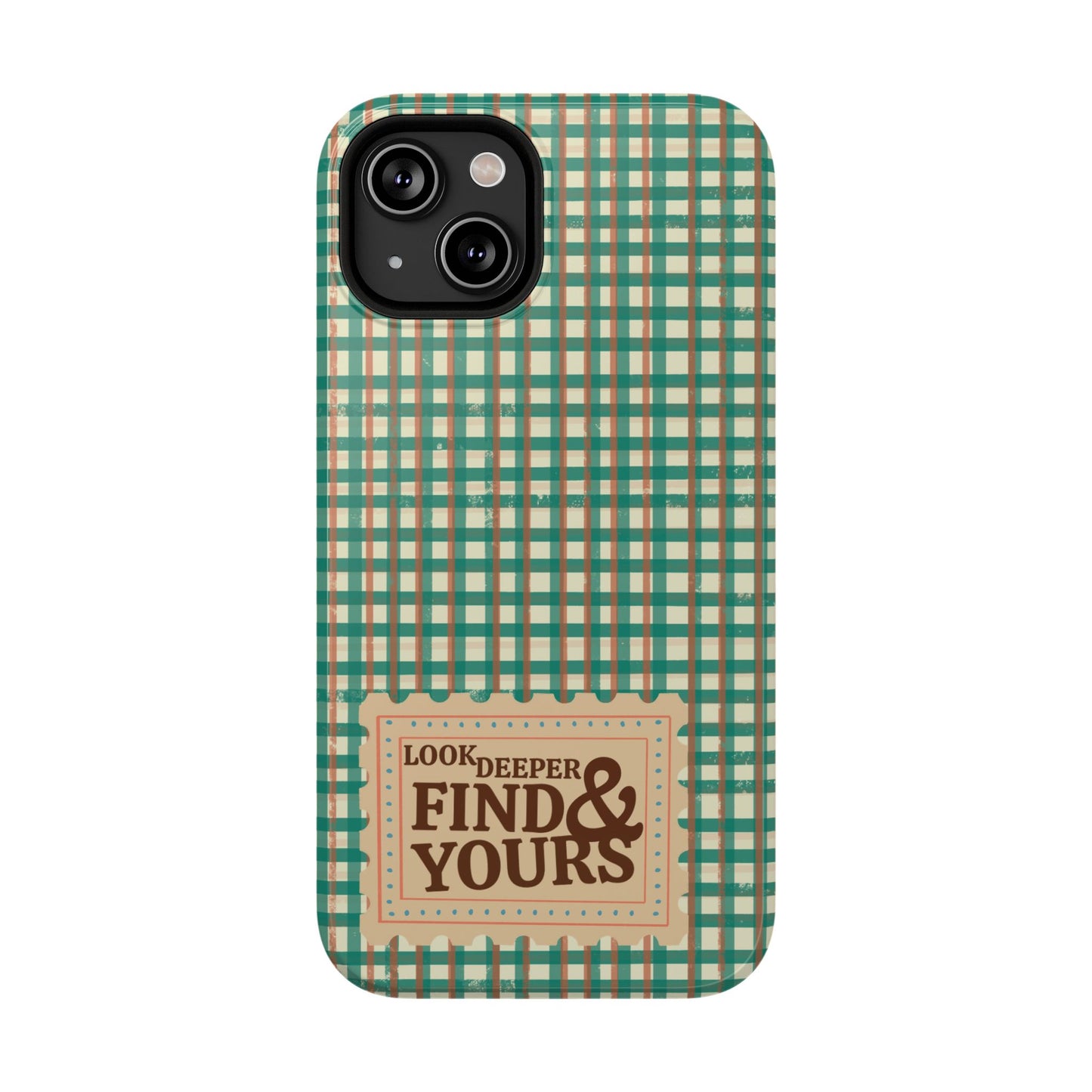 Stamped Gingham Case