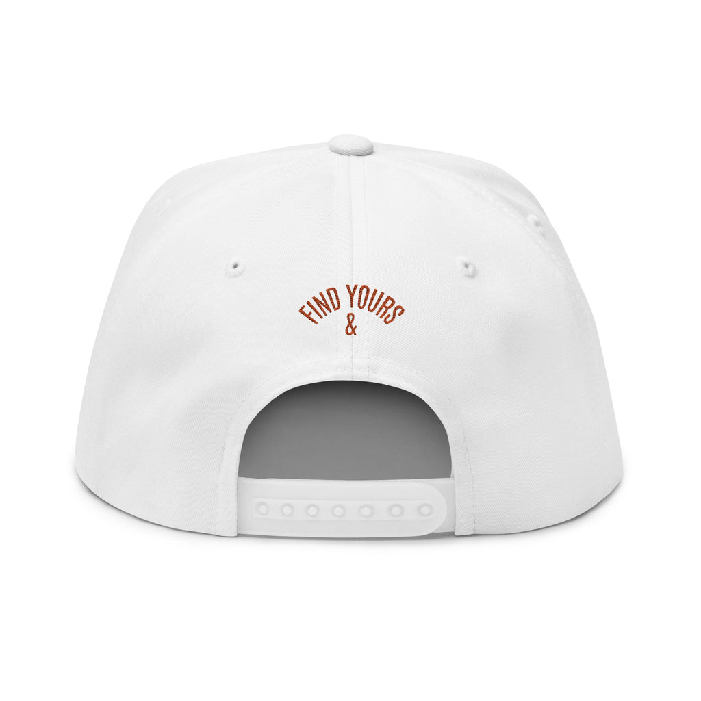 Look Deeper Flat Embroidered Brim Hat
